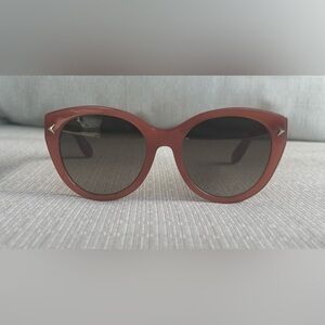 NWOT Givenchy Rose Brown Oversized Sunglasses